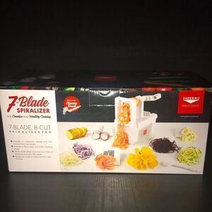 New - Paderno 7 Blade Spiralizer